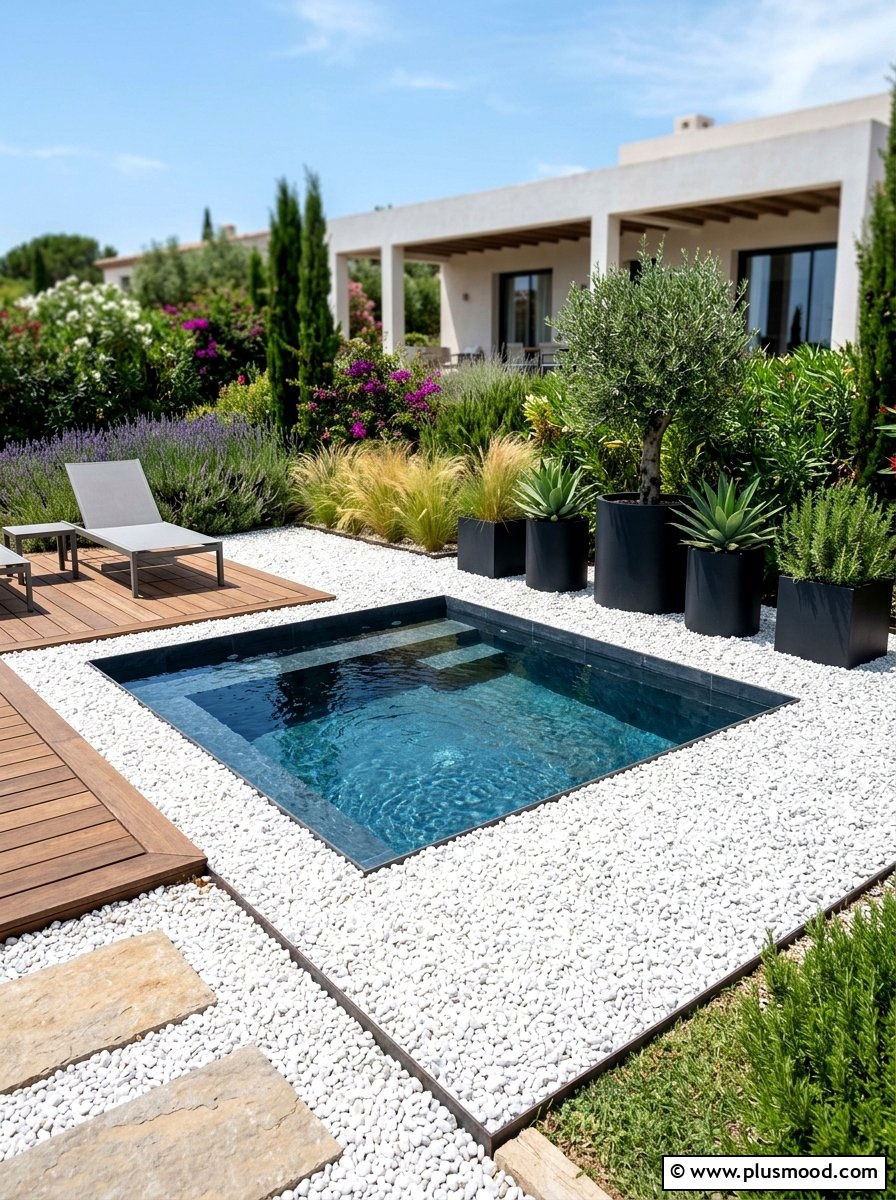 Gravel pool landscaping - 25 pool landscaping ideas for small backyards