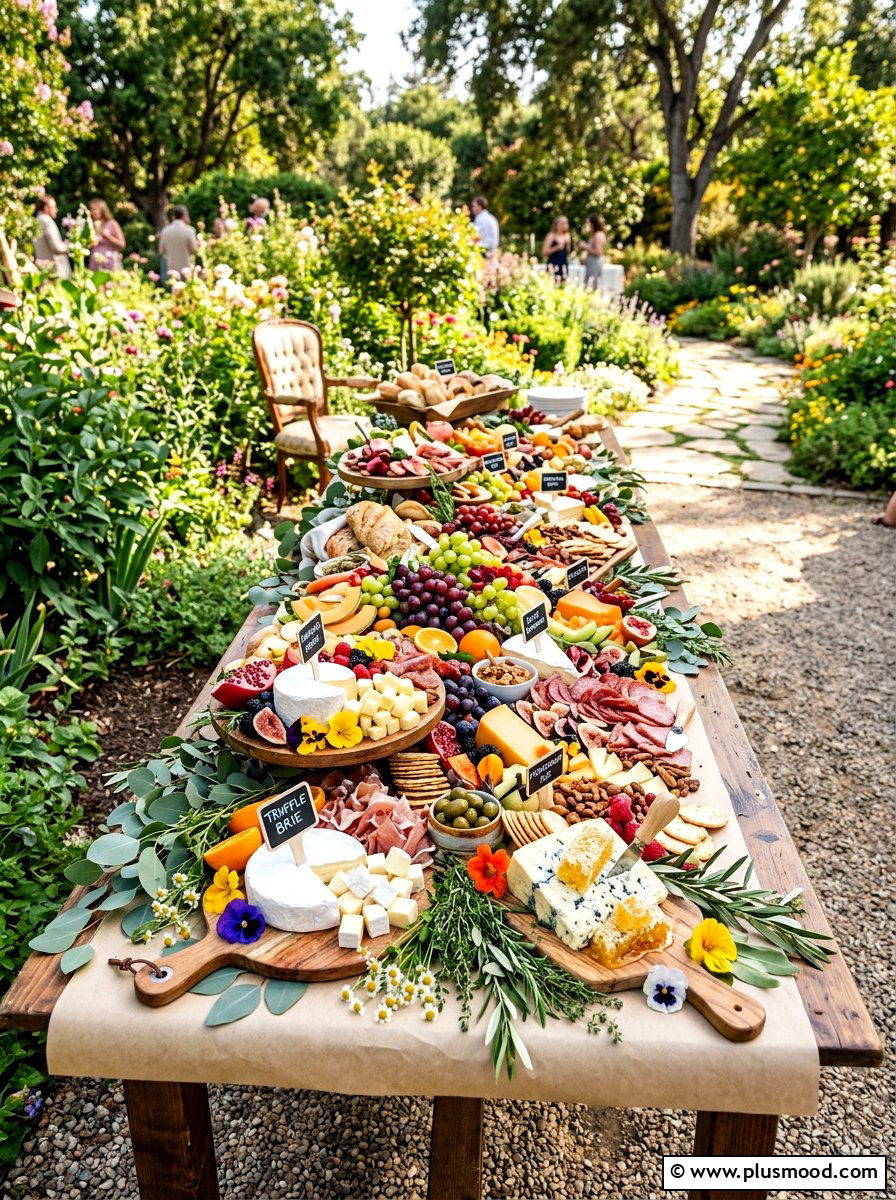 Grazing Table Buffet - 25 summer backyard hosting ideas