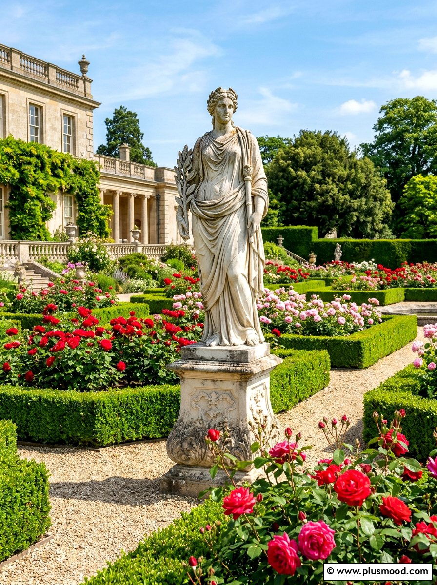 Greek Goddess Garden Sculpture - 25 summer garden statue ideas