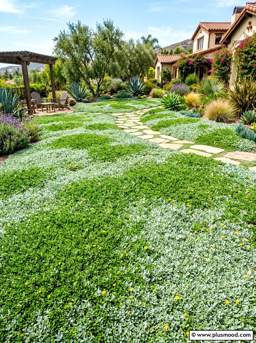Ground Cover Garden - 25 summer drought tolerant garden ideas