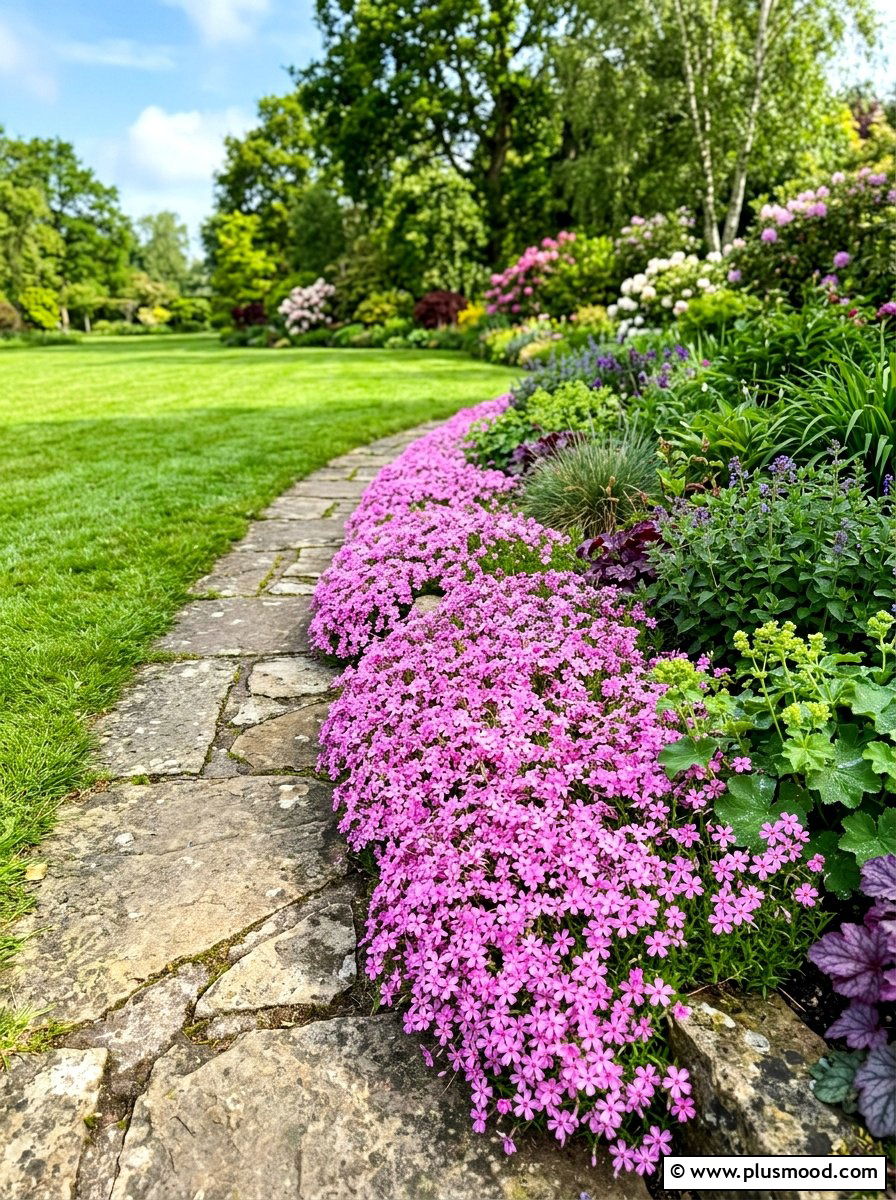 Groundcover Summer Flower Bed Border - 25 summer flower bed border ideas