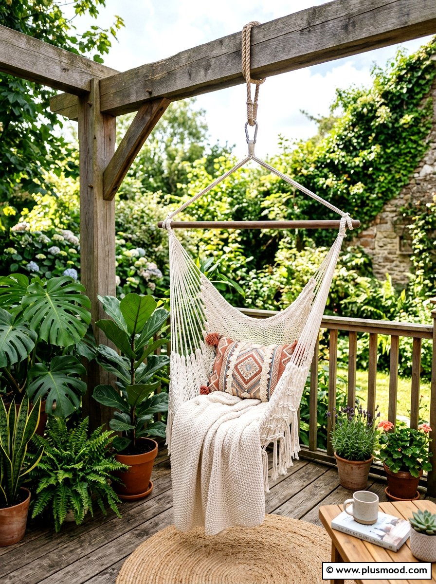 Hammock Chair For Small Decks - 25 summer small deck ideas for summer