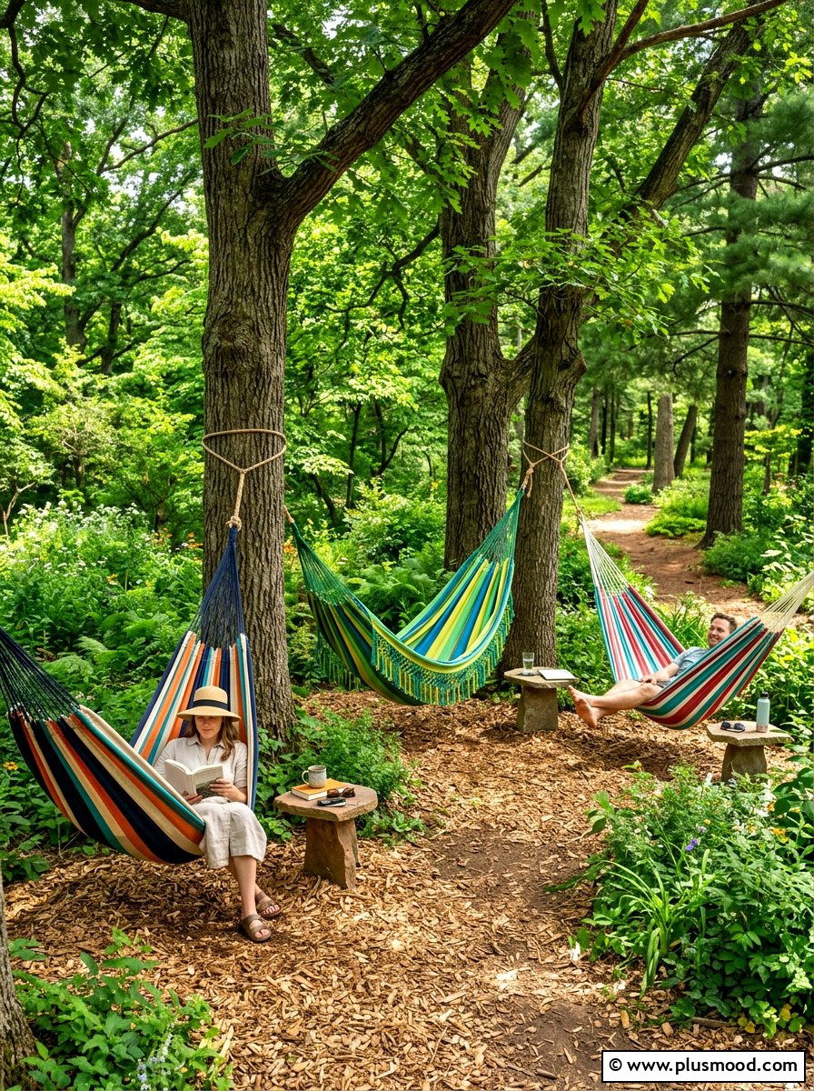 Hammock Garden - 25 summer backyard entertaining ideas