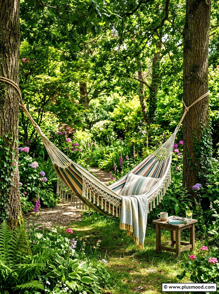 Hammock Relaxation Spot - 25 best summer patio ideas