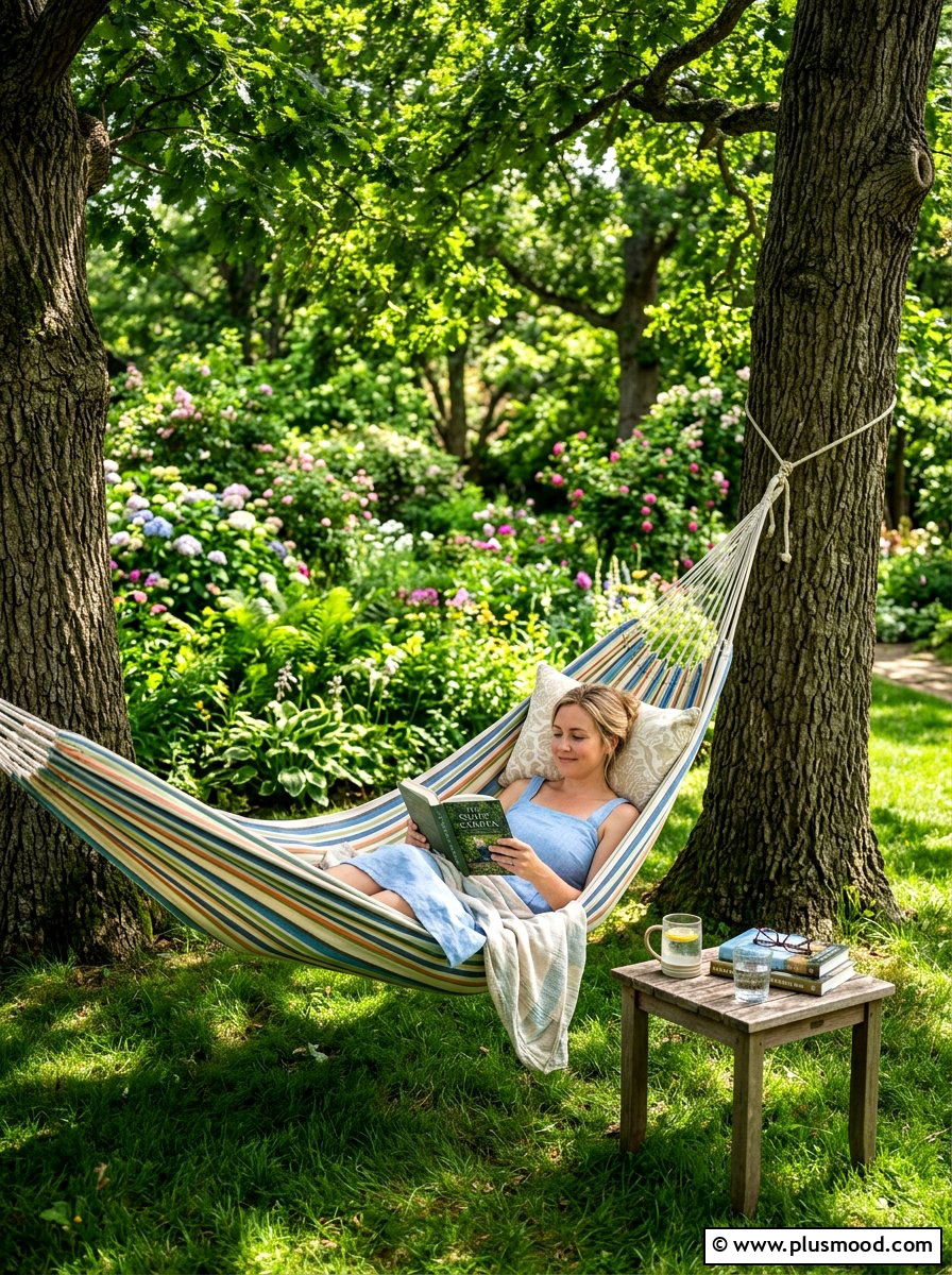 Hammock Relaxation Zone - 25 summer easy outdoor entertaining ideas