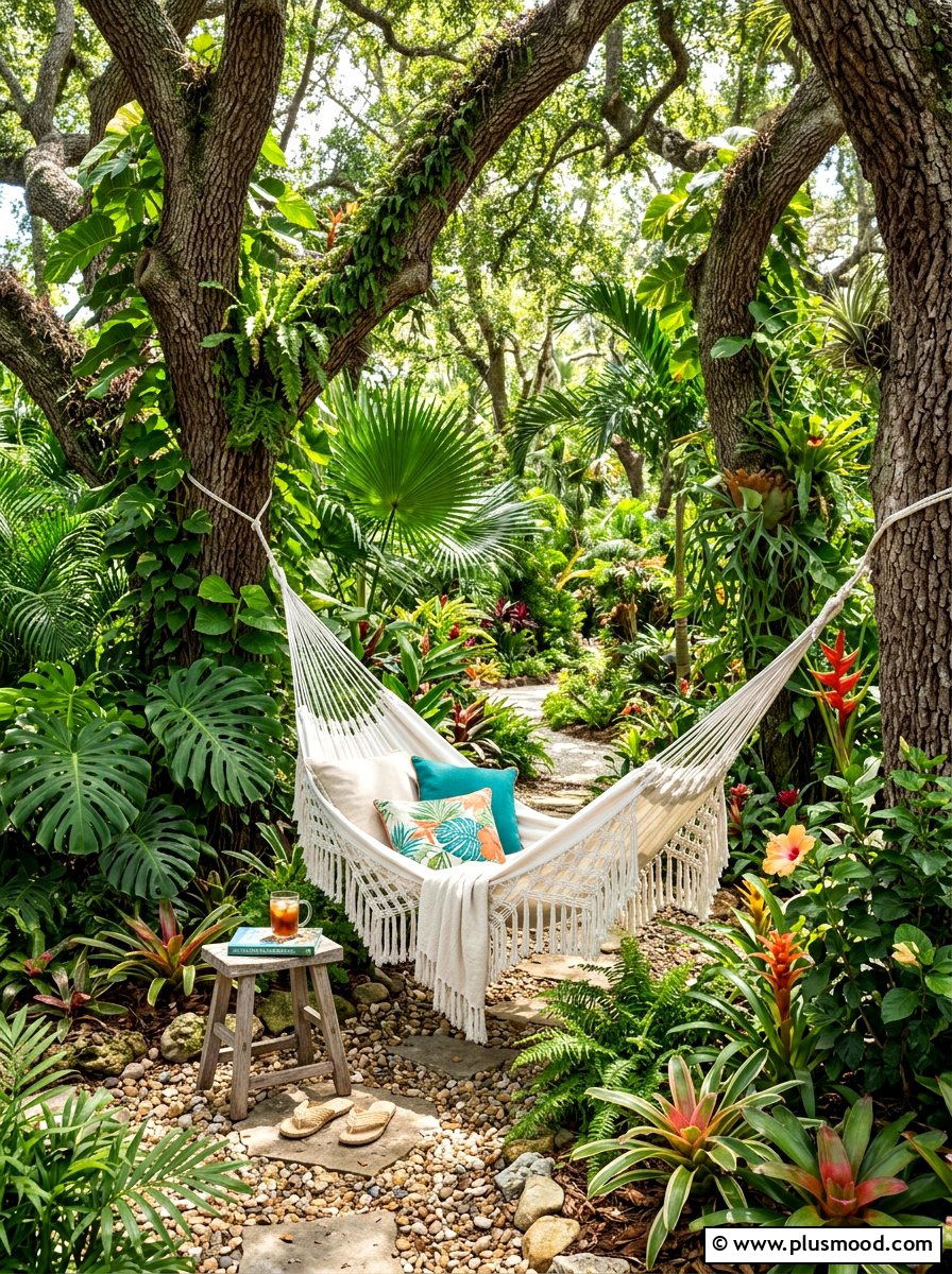 Hammock garden nook - 25 summer backyard seating ideas