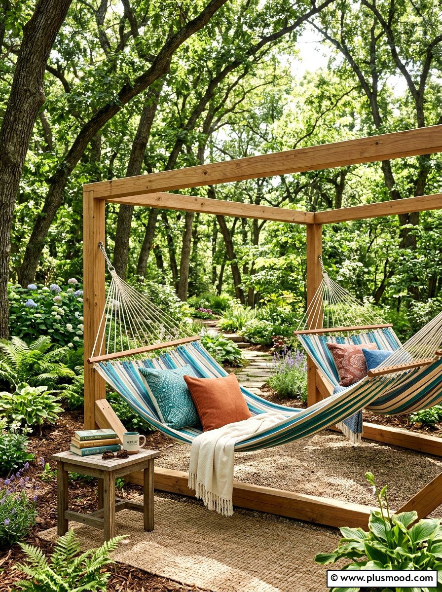 Hammock garden retreat - 25 summer backyard seating ideas for guests