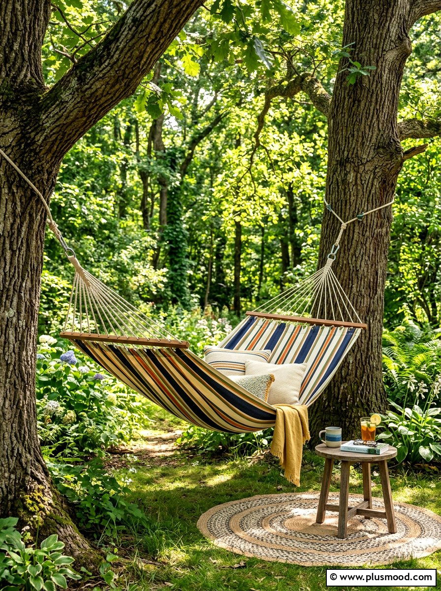 Hammock relaxation zone - 25 late summer backyard ideas