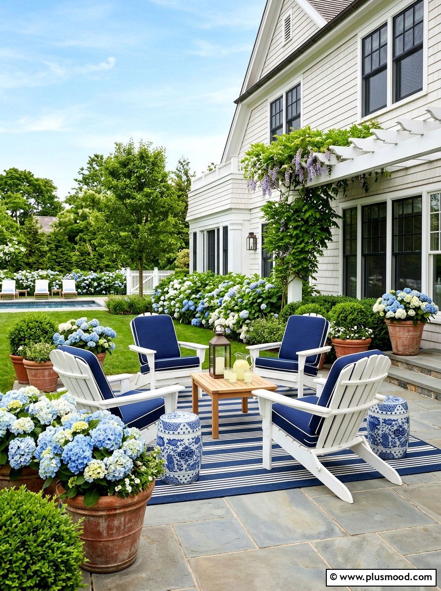 Hamptons Style Patio - 25 summer decorating ideas for home