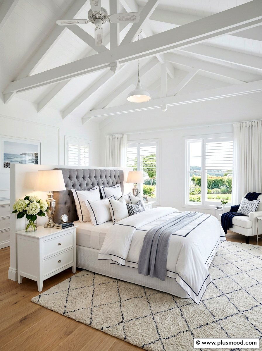 Hamptons style bedroom - 25 coastal summer bedroom ideas