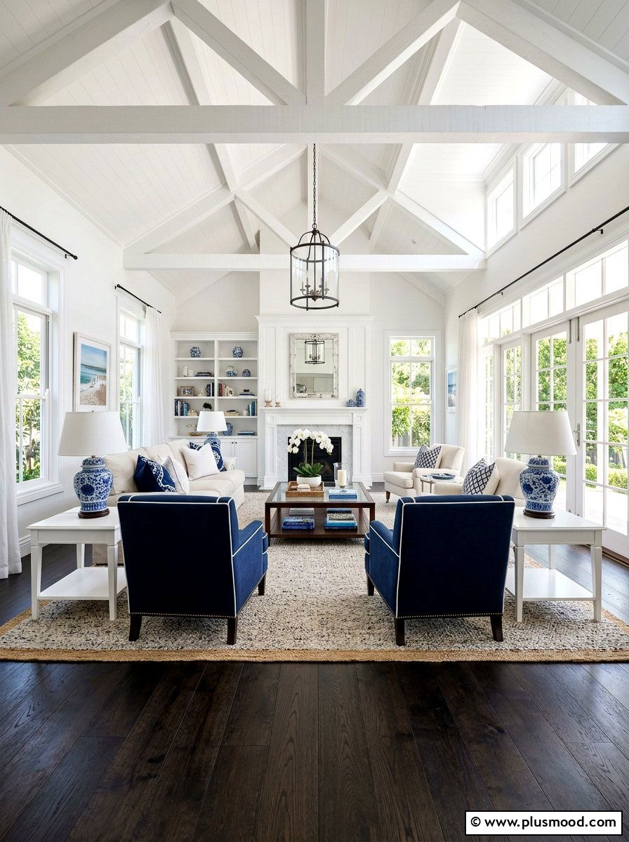 Hamptons style living room - 25 beachy summer living room ideas