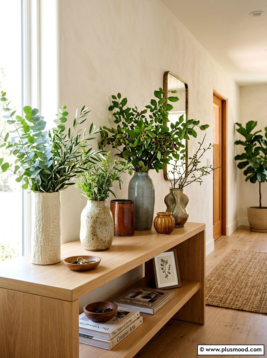 Handmade Ceramic Flower Vases - 25 summer relaxed luxury decor ideas