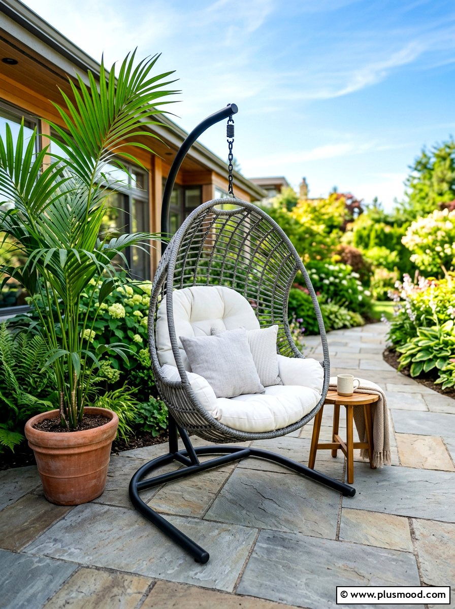 Hanging Egg Chair - 25 summer outdoor entertaining ideas
