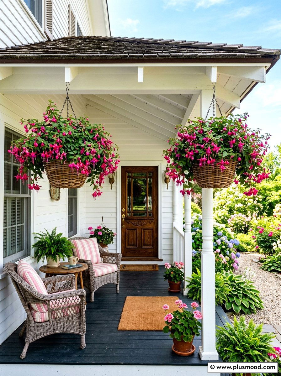 Hanging Flower Basket - 25 budget summer garden ideas