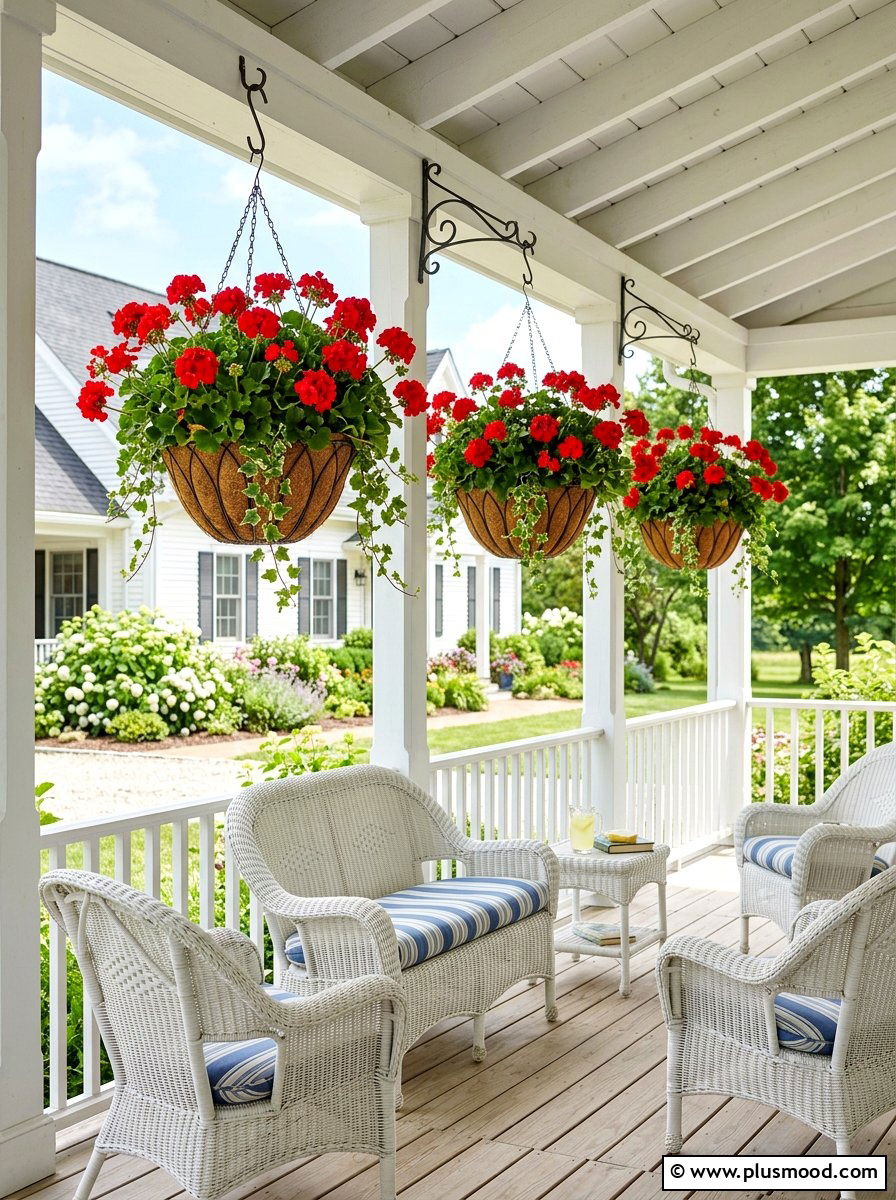 Hanging Flower Basket - 25 summer garden refresh ideas