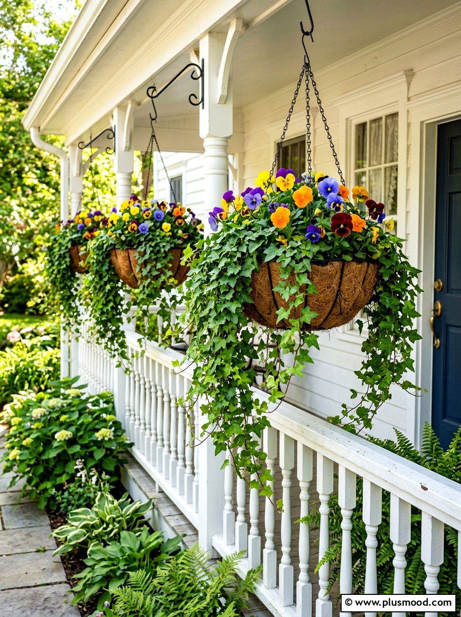 Hanging Flower Basket - 25 end of summer patio refresh ideas