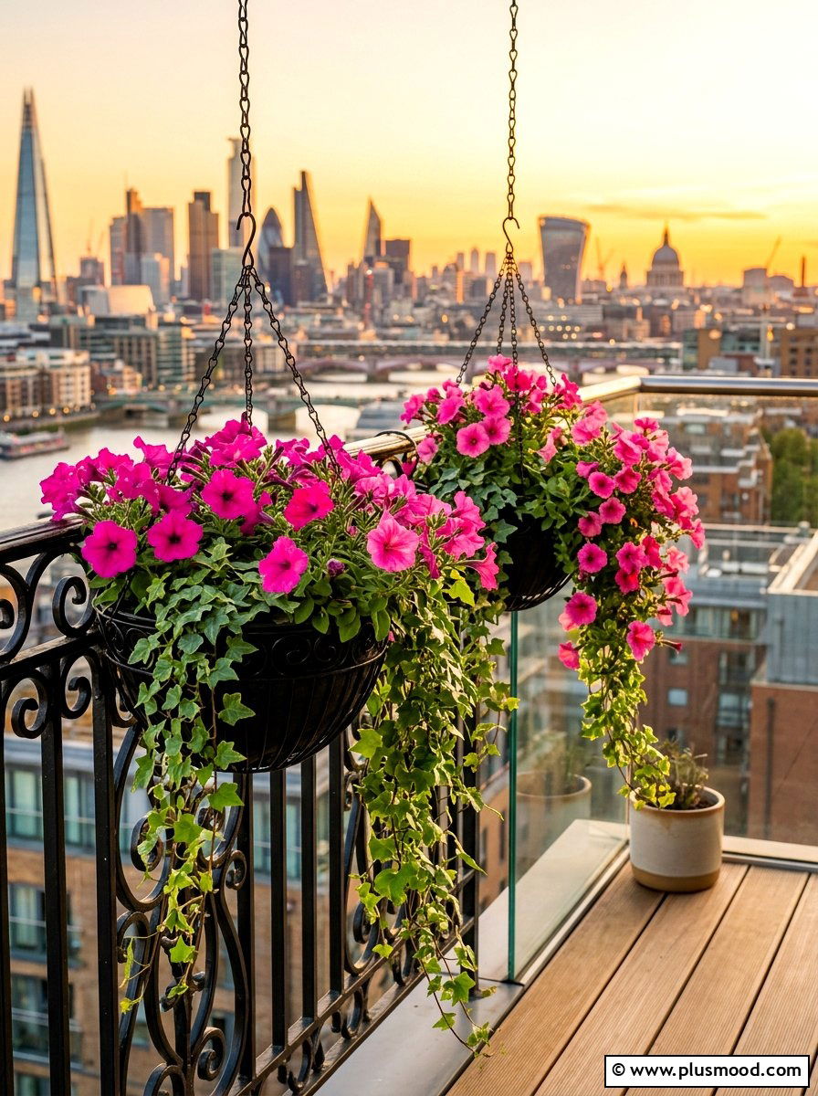 Hanging Flower Pots For Balcony - 25 summer front porch decor ideas for apartments