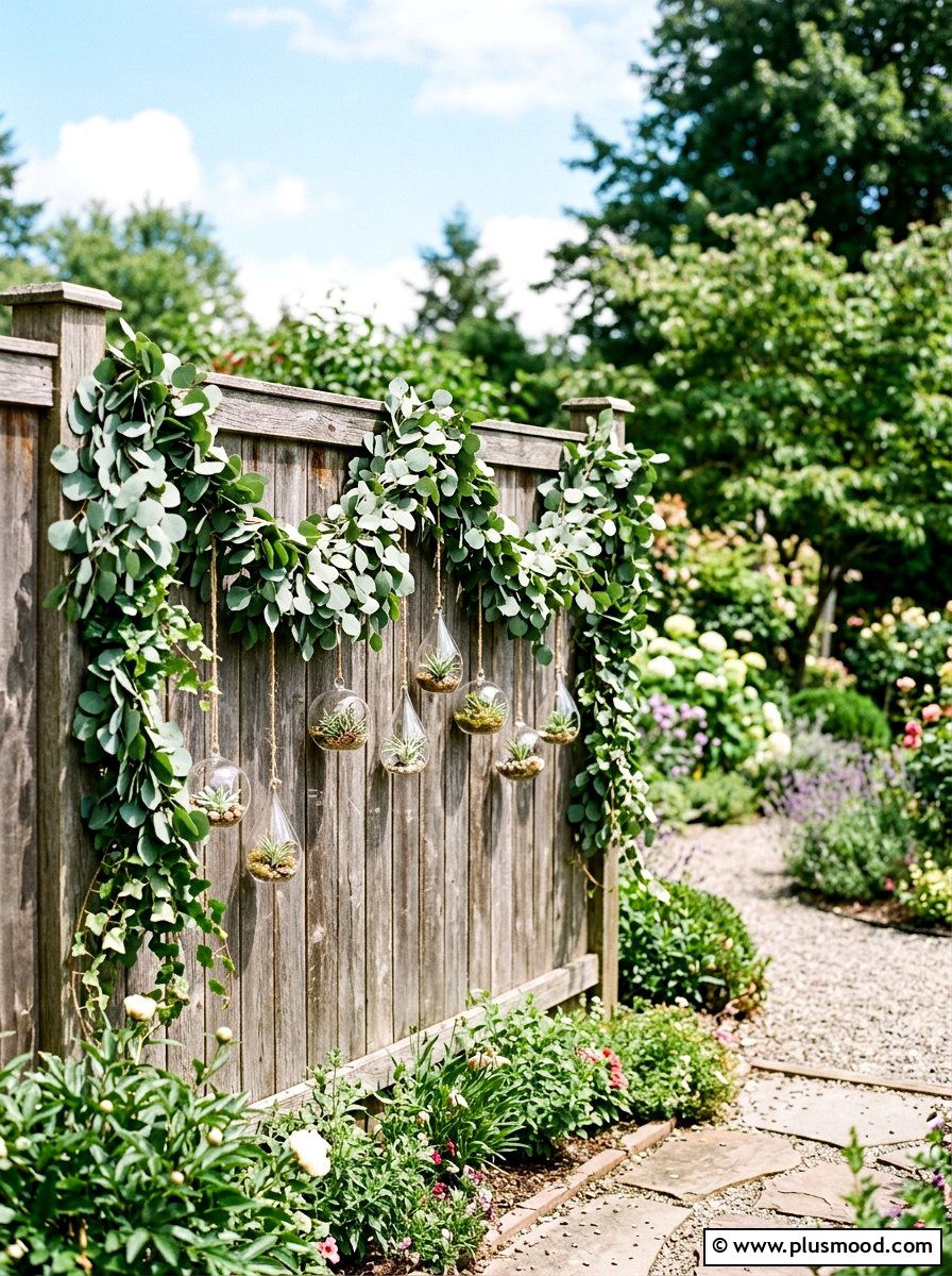 Hanging Greenery - 25 small backyard ideas for weddings