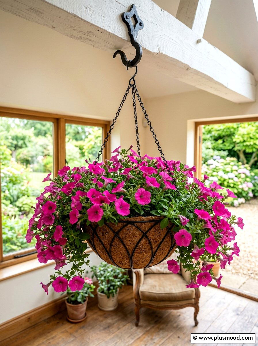 Hanging Planter Basket - 25 small backyard ideas for renters