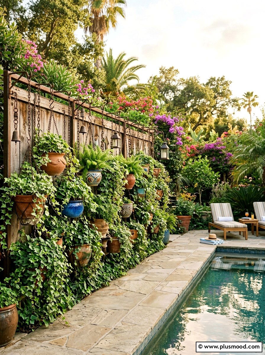 25 Pool Landscaping Ideas With Vertical Garden Style