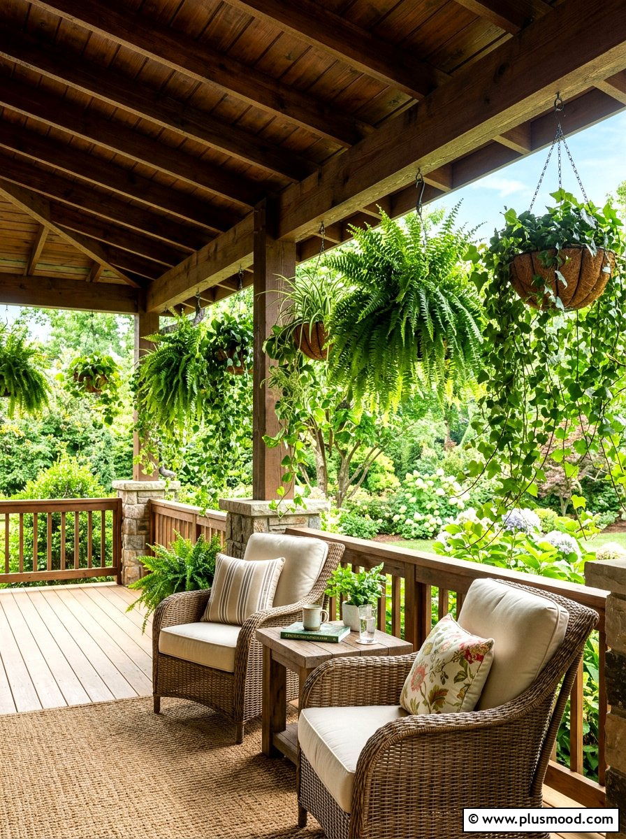 Hanging Plants For Privacy - 25 summer patio privacy ideas