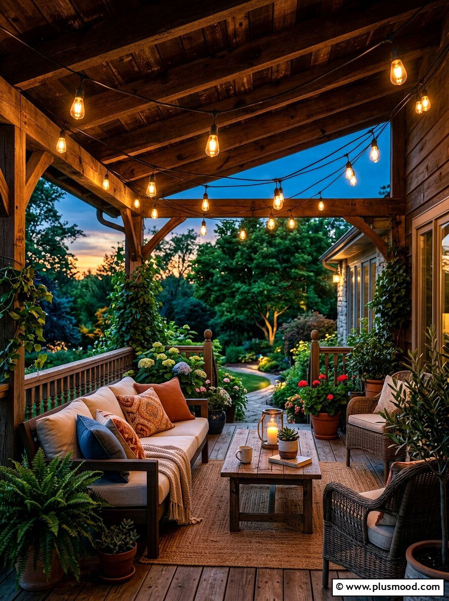 Hanging Porch Lights - 25 summer front porch curb appeal ideas