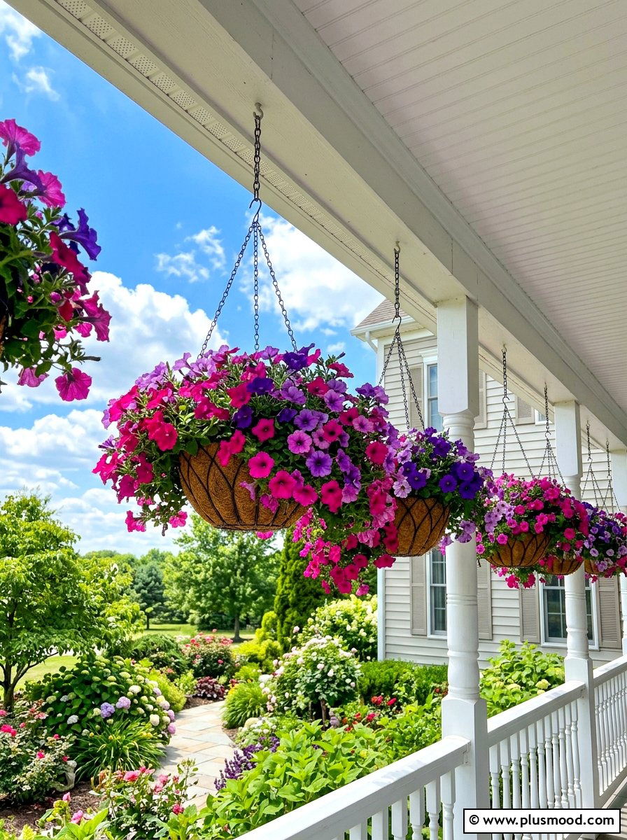 Hanging Porch Planter - 25 cute summer porch decor ideas