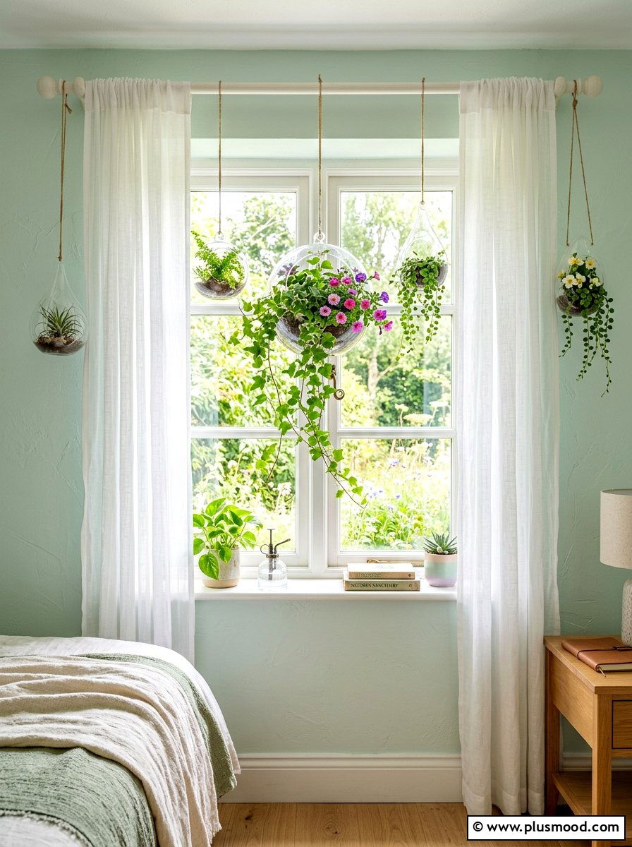 Hanging bedroom flower - 25 summer flower decor ideas for bedroom
