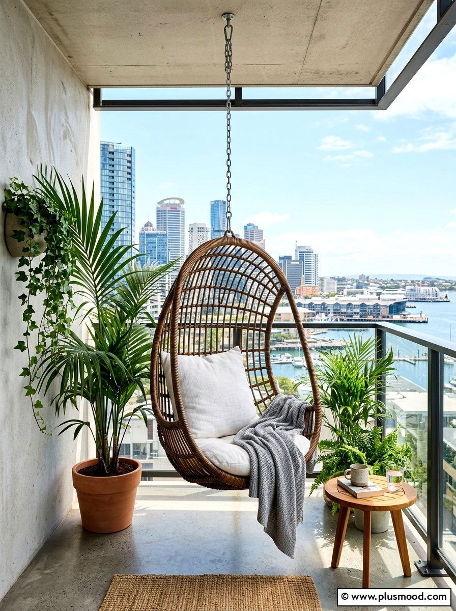 Hanging egg chair - 25 summer garden seating ideas