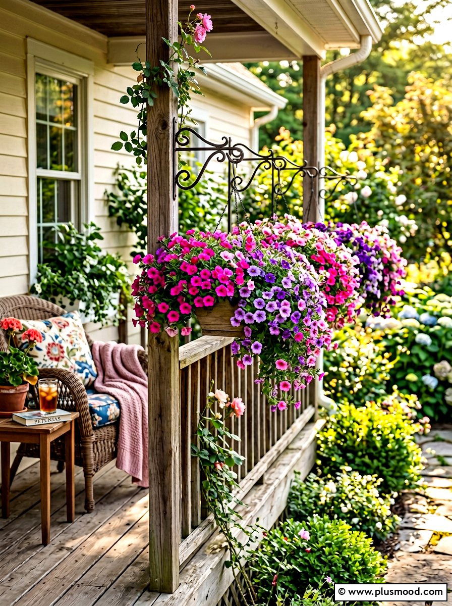 Hanging flower railing planter - 25 summer railing planter ideas