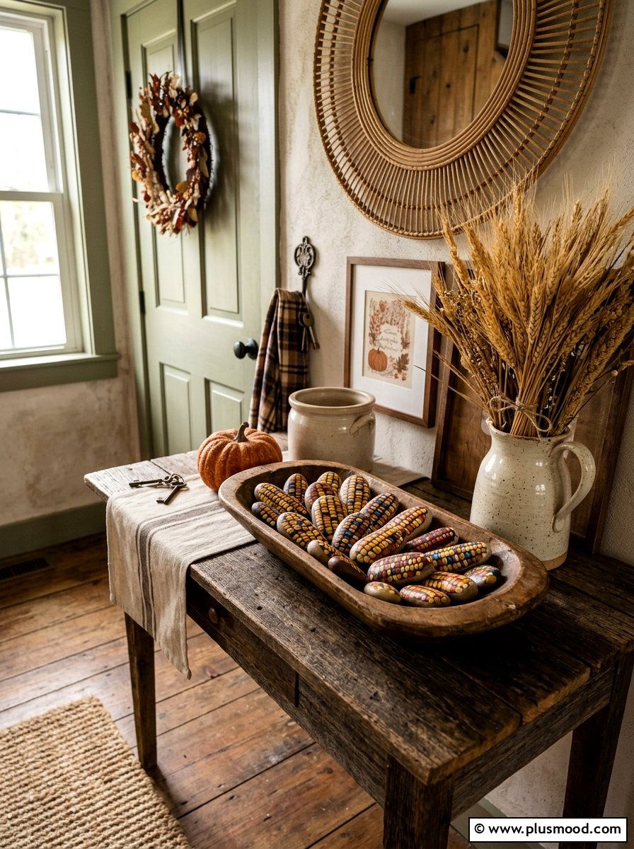 Harvest Corn Painted Stones - 25 painted rock ideas with seasonal themes
