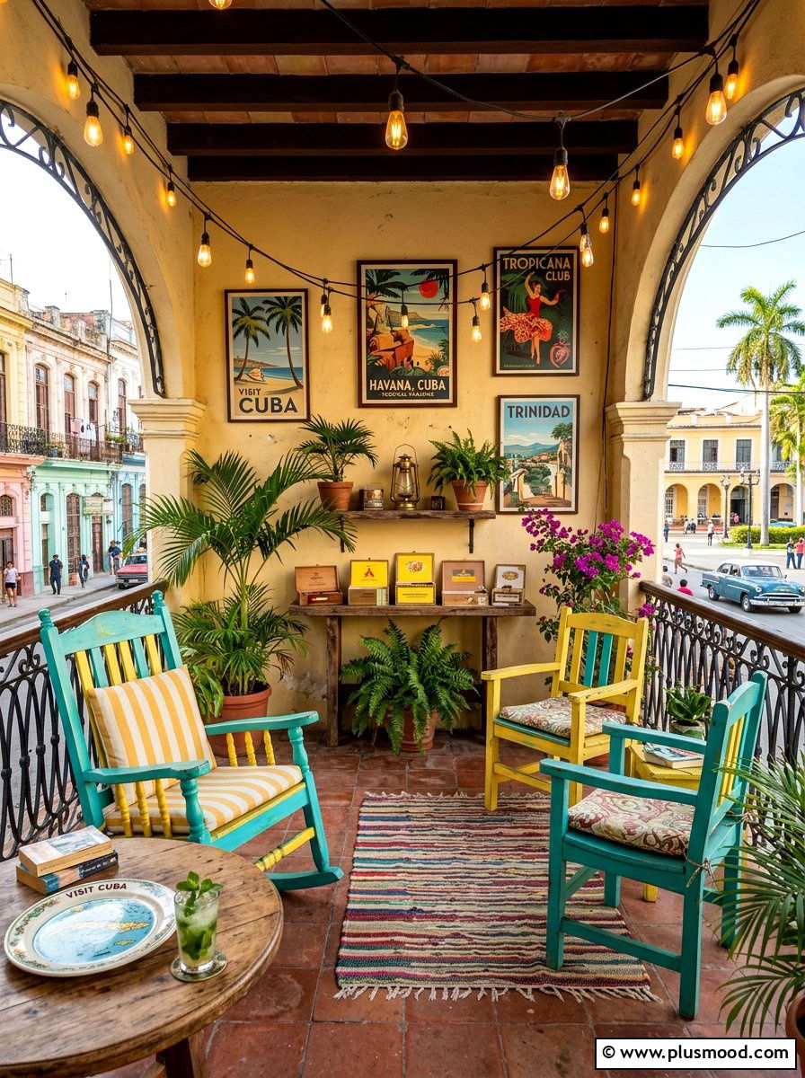 Havana Night Porch - 25 summer tropical party decor ideas