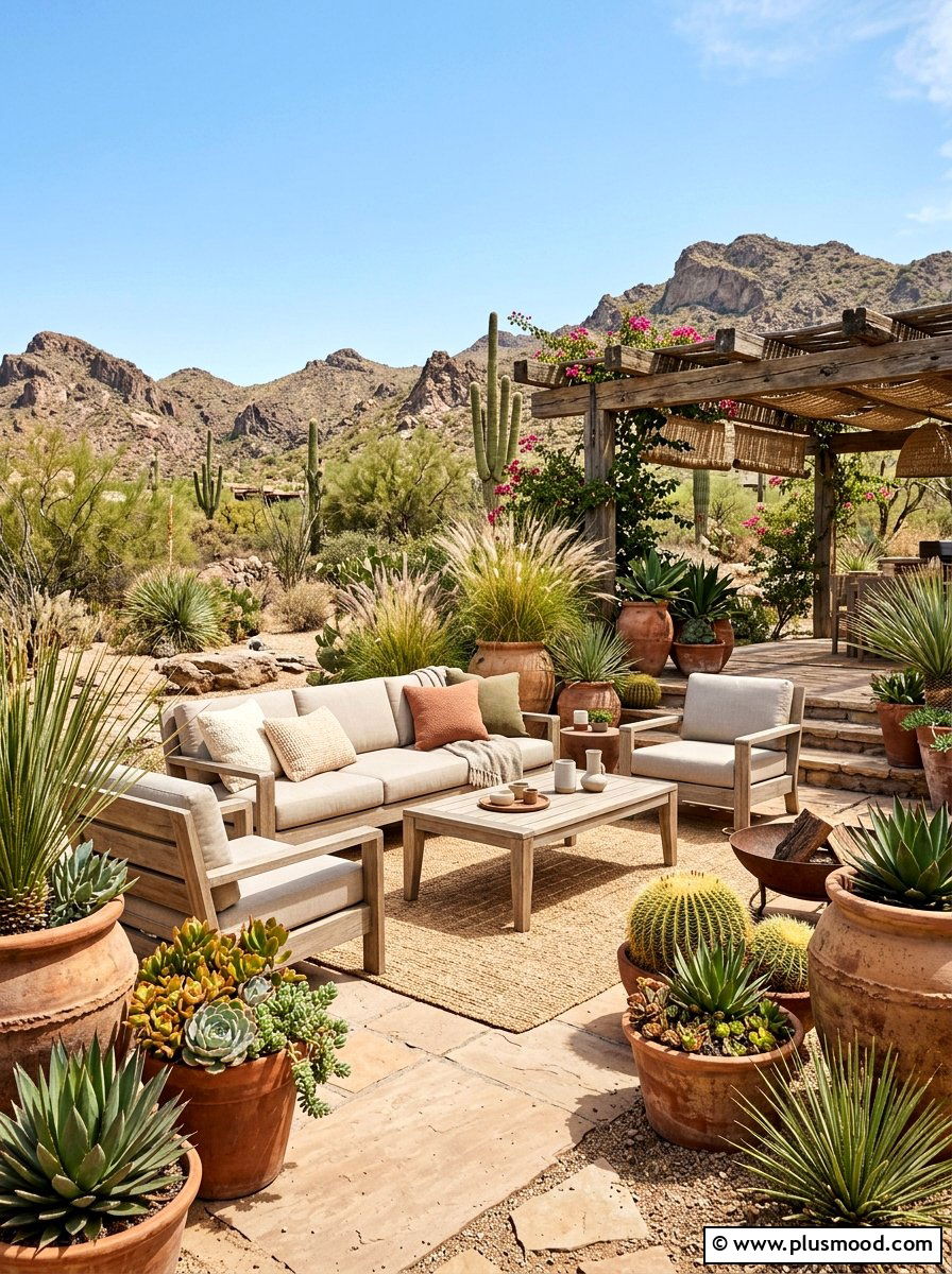 Heat Resistant Landscaping - 25 summer patio ideas for hot weather