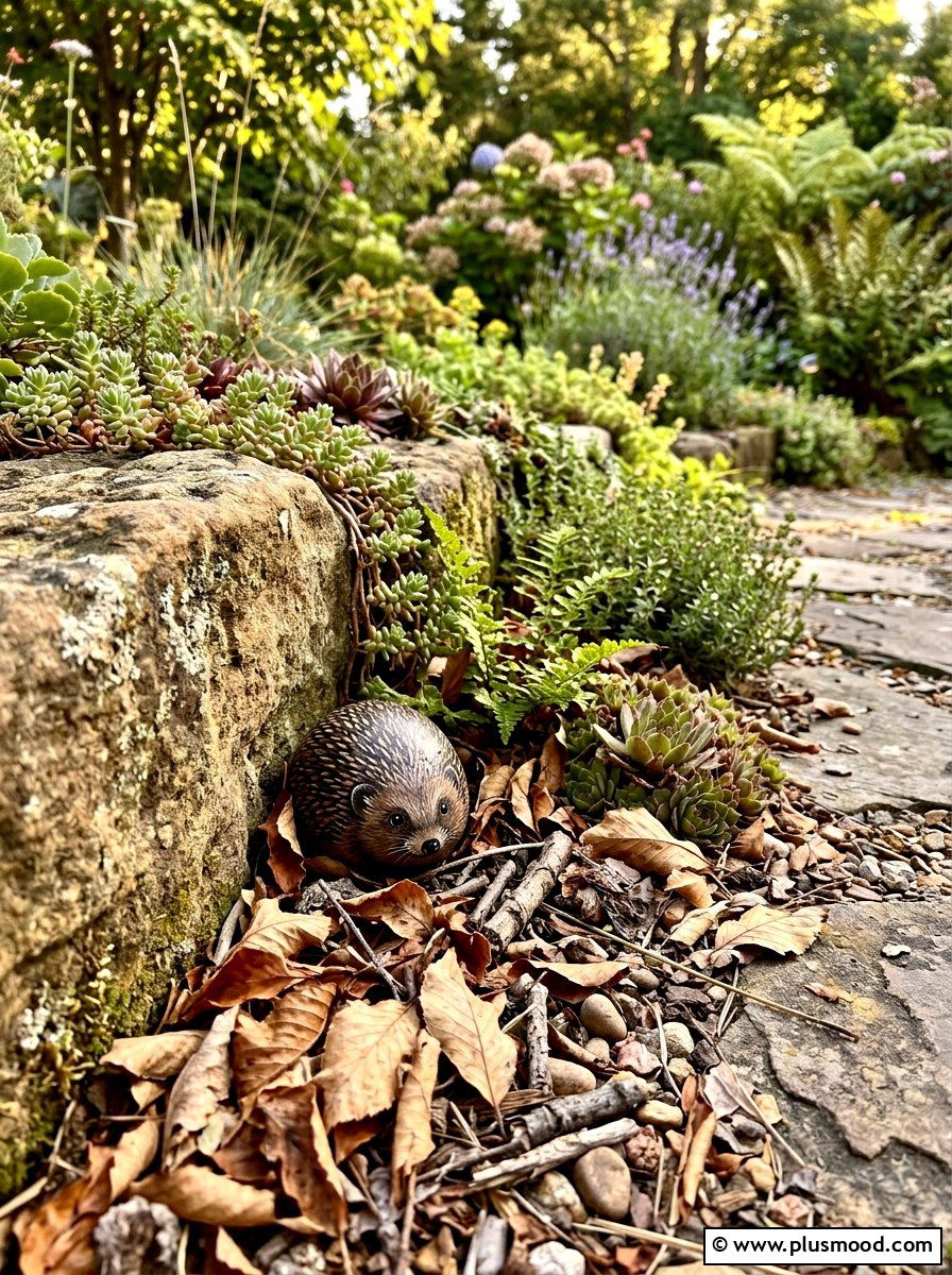 Hedgehog Rock Painting - 25 painted rock ideas for fall decor