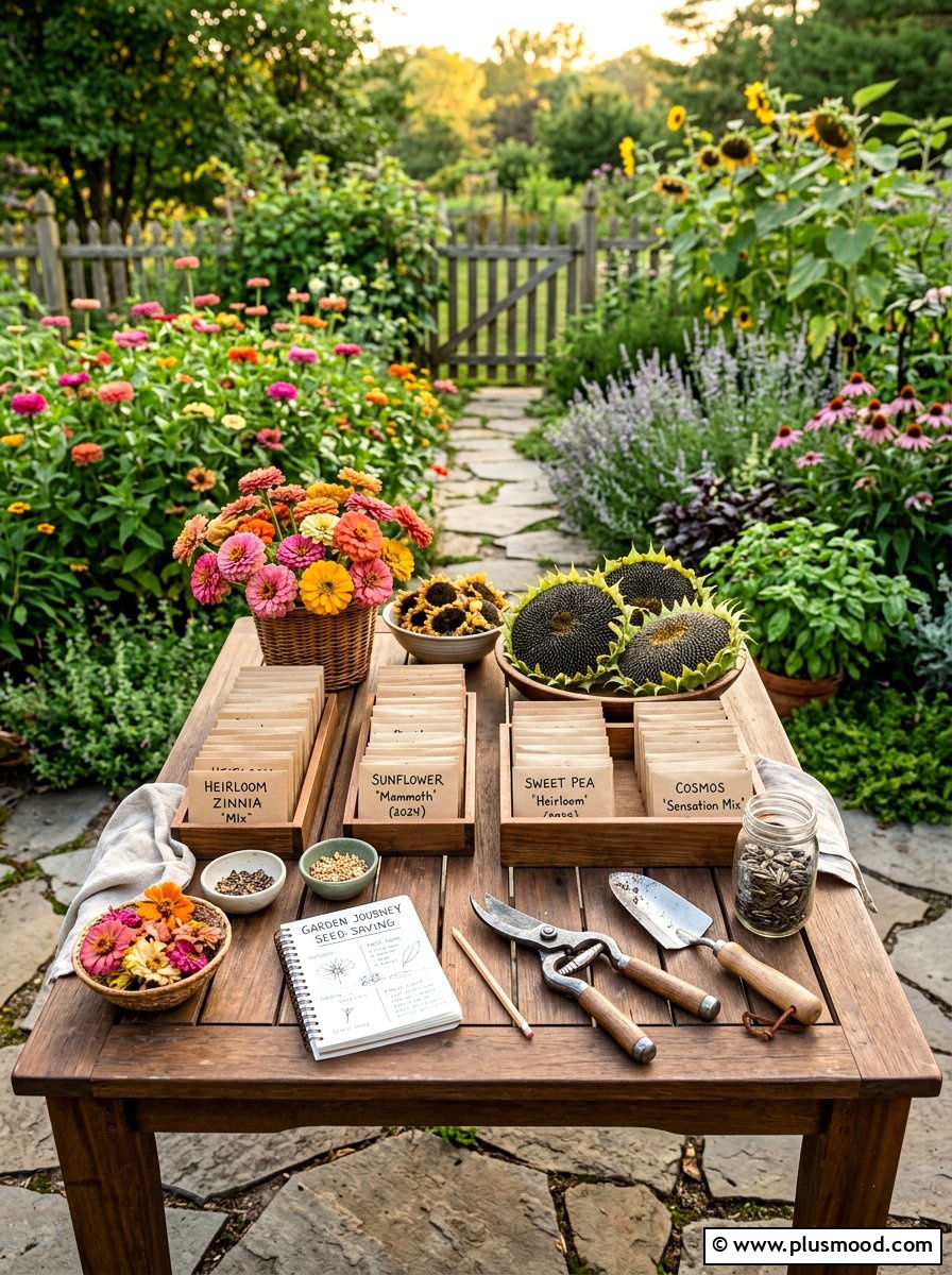 Heirloom Seed Saving Station - 25 late summer garden ideas