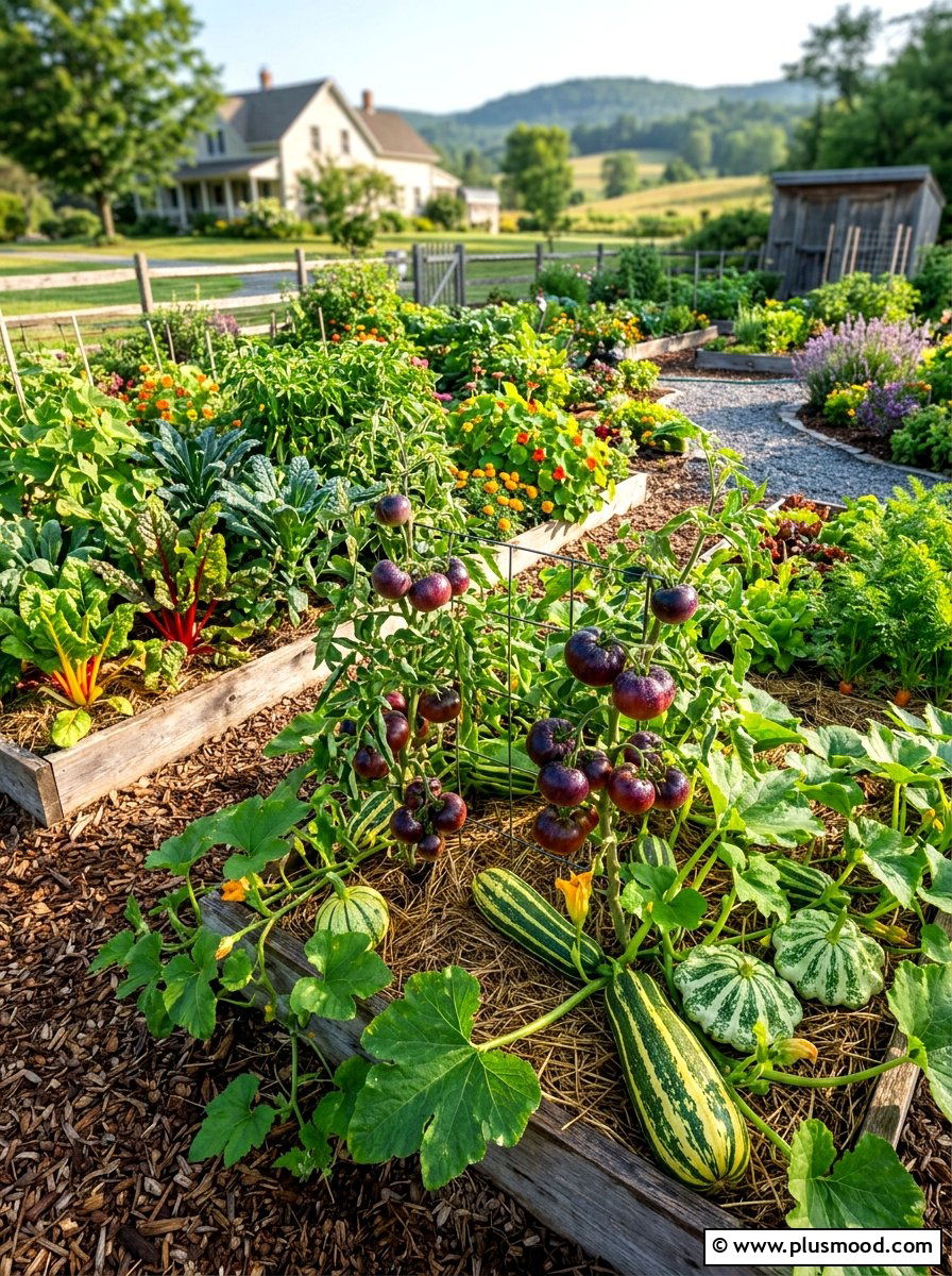 Heirloom Vegetable Garden - 25 summer vegetable garden ideas
