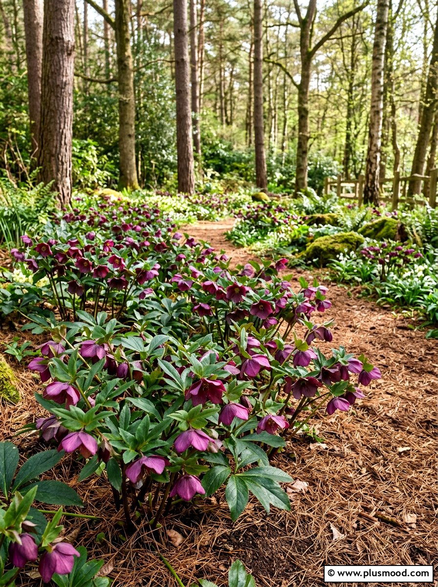 Hellebore Garden - 25 summer shade garden ideas