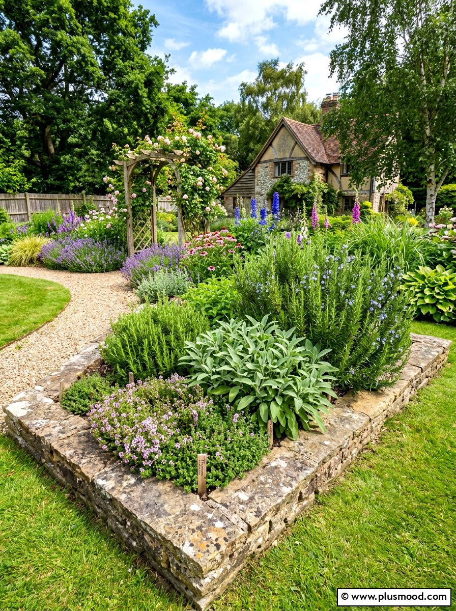 Herb Garden - 25 summer drought tolerant garden ideas