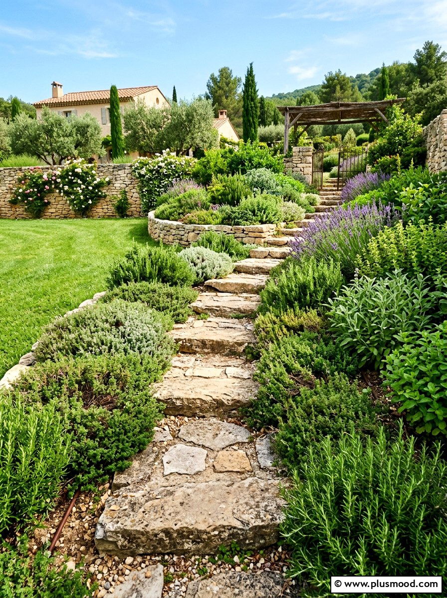 Herb Garden Garden Pathway - 25 summer kitchen garden ideas