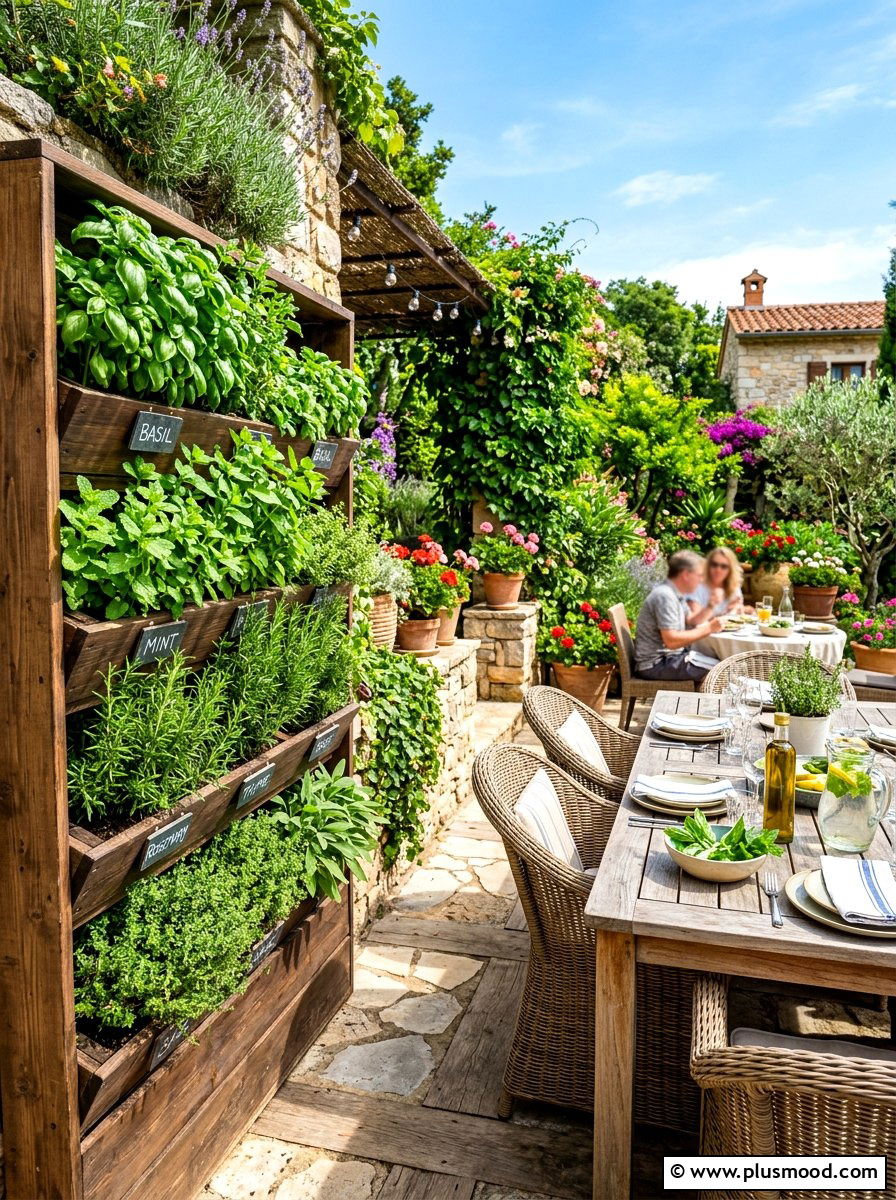 Herb Garden Garnish Station - 25 summer summer barbecue ideas