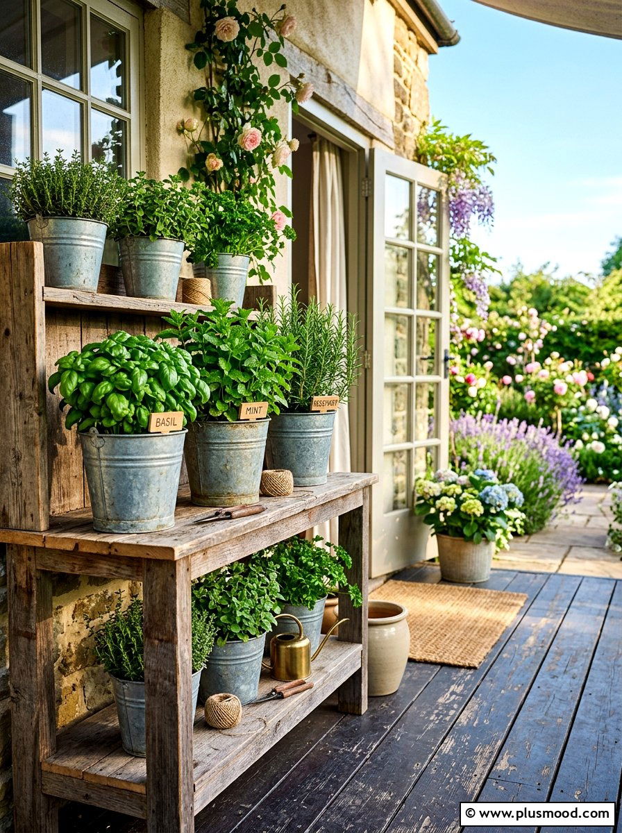 Herb Garden Porch - 25 summer porch ideas for small spaces