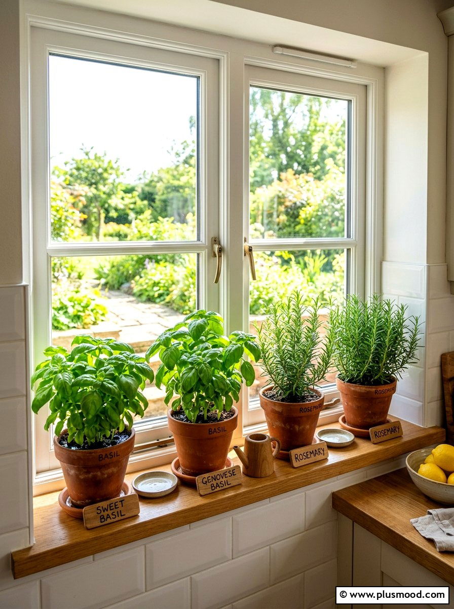 Herb Garden Pot - 25 late summer home decor ideas