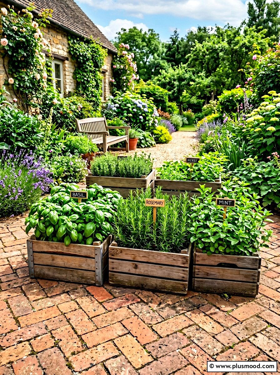 Herb Garden - 25 easy summer garden ideas