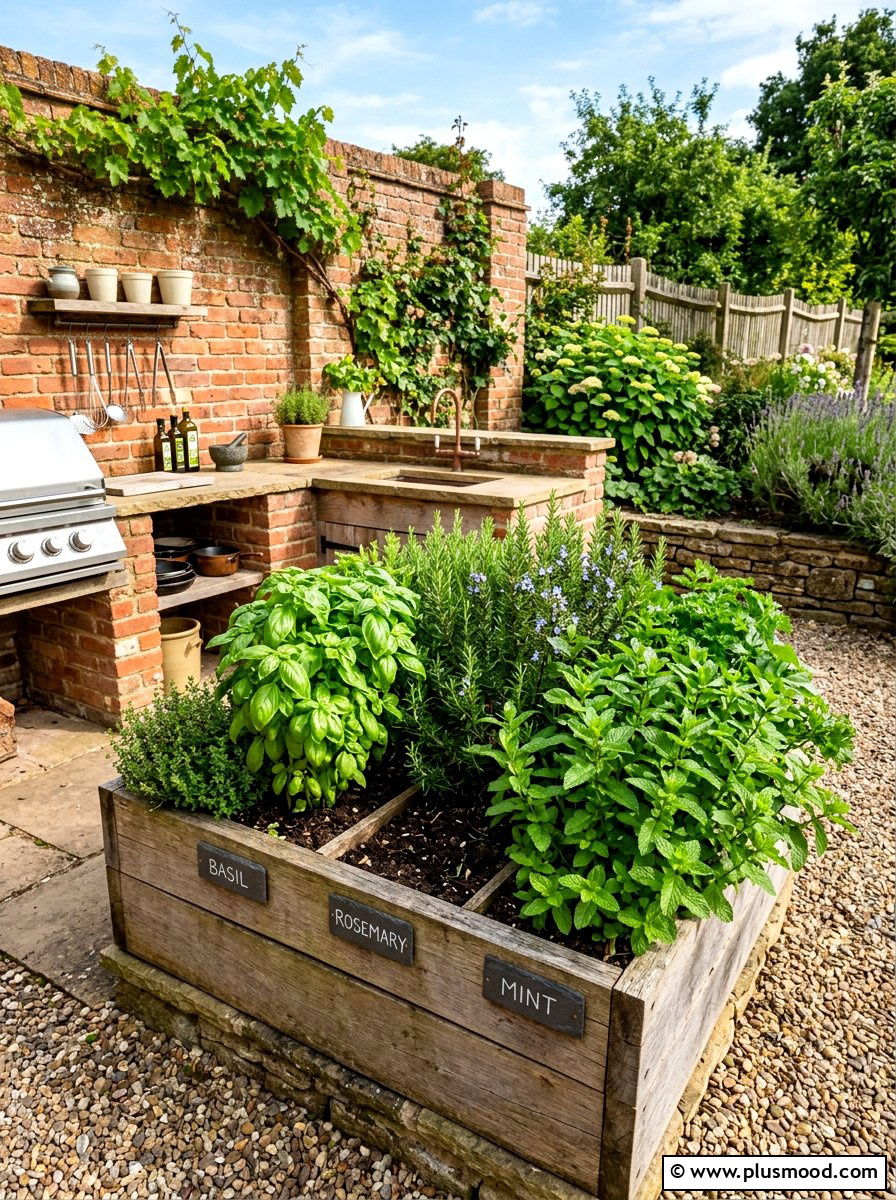 Herb garden box - 25 summer planter box ideas