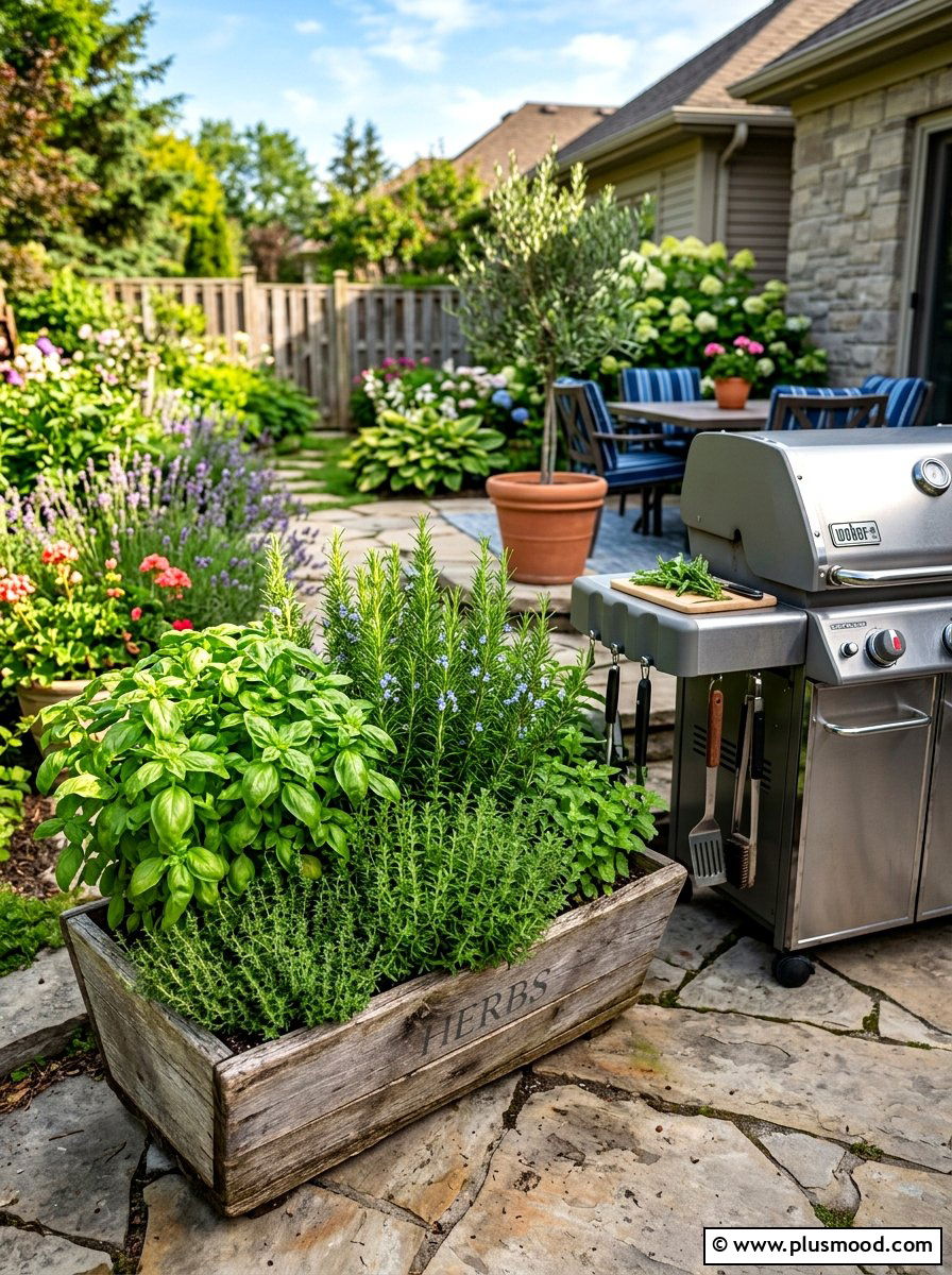 Herb patio summer planter - 25 beautiful summer planter ideas