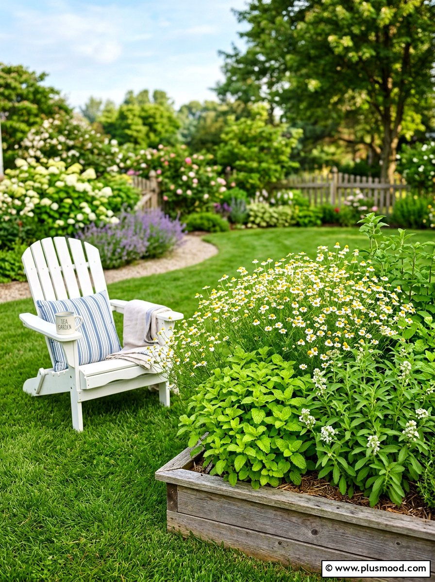 Herbal tea garden - 25 summer herb garden ideas