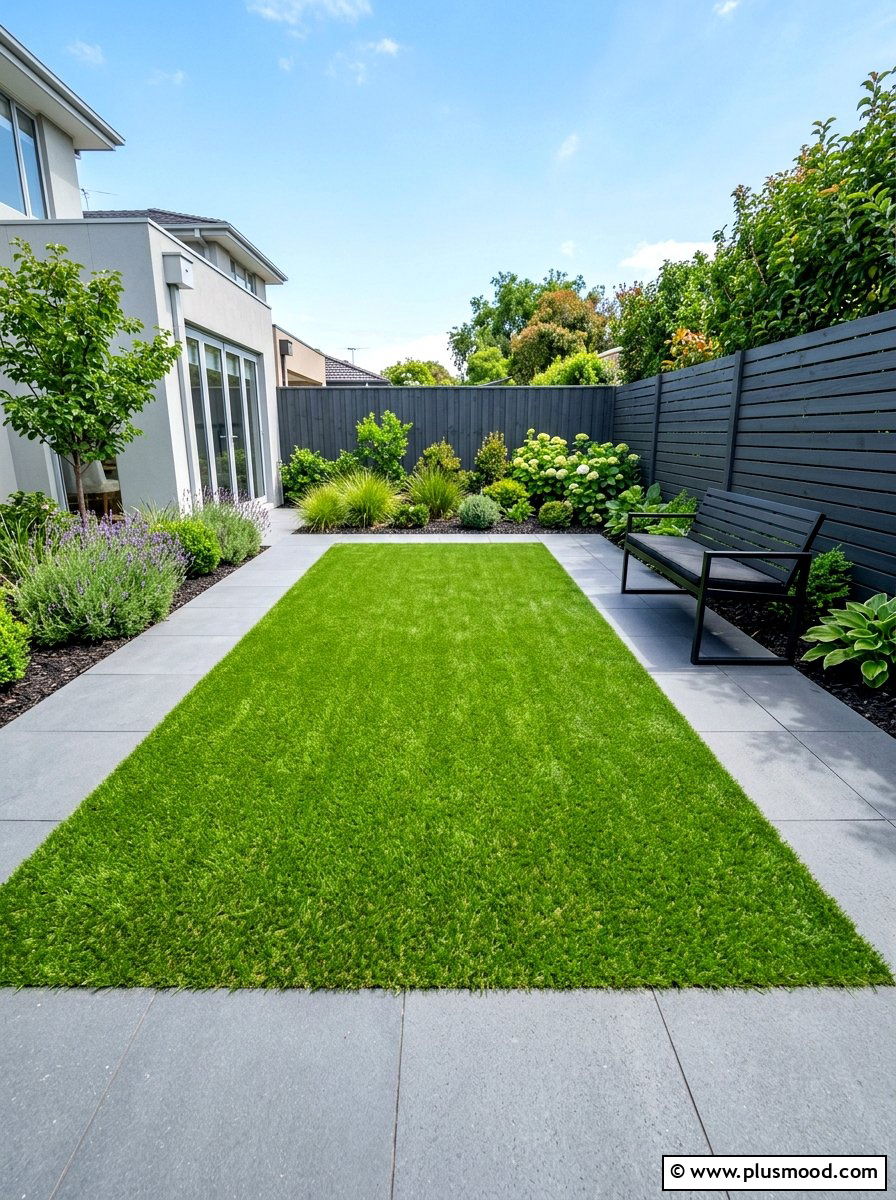 High Quality Synthetic Turf - 25 small backyard ideas for contemporary homes