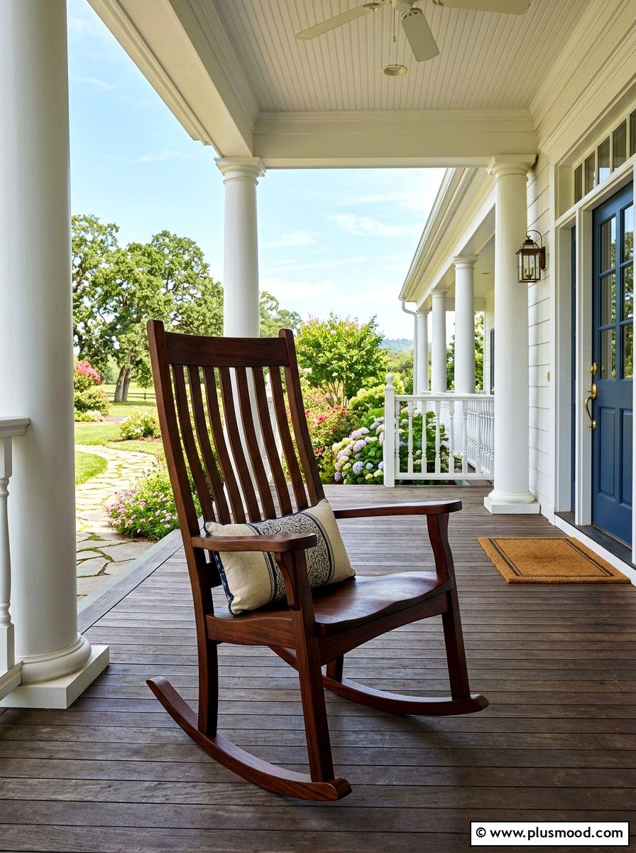 High back porch rocking chair - 25 summer front porch rocking chair ideas