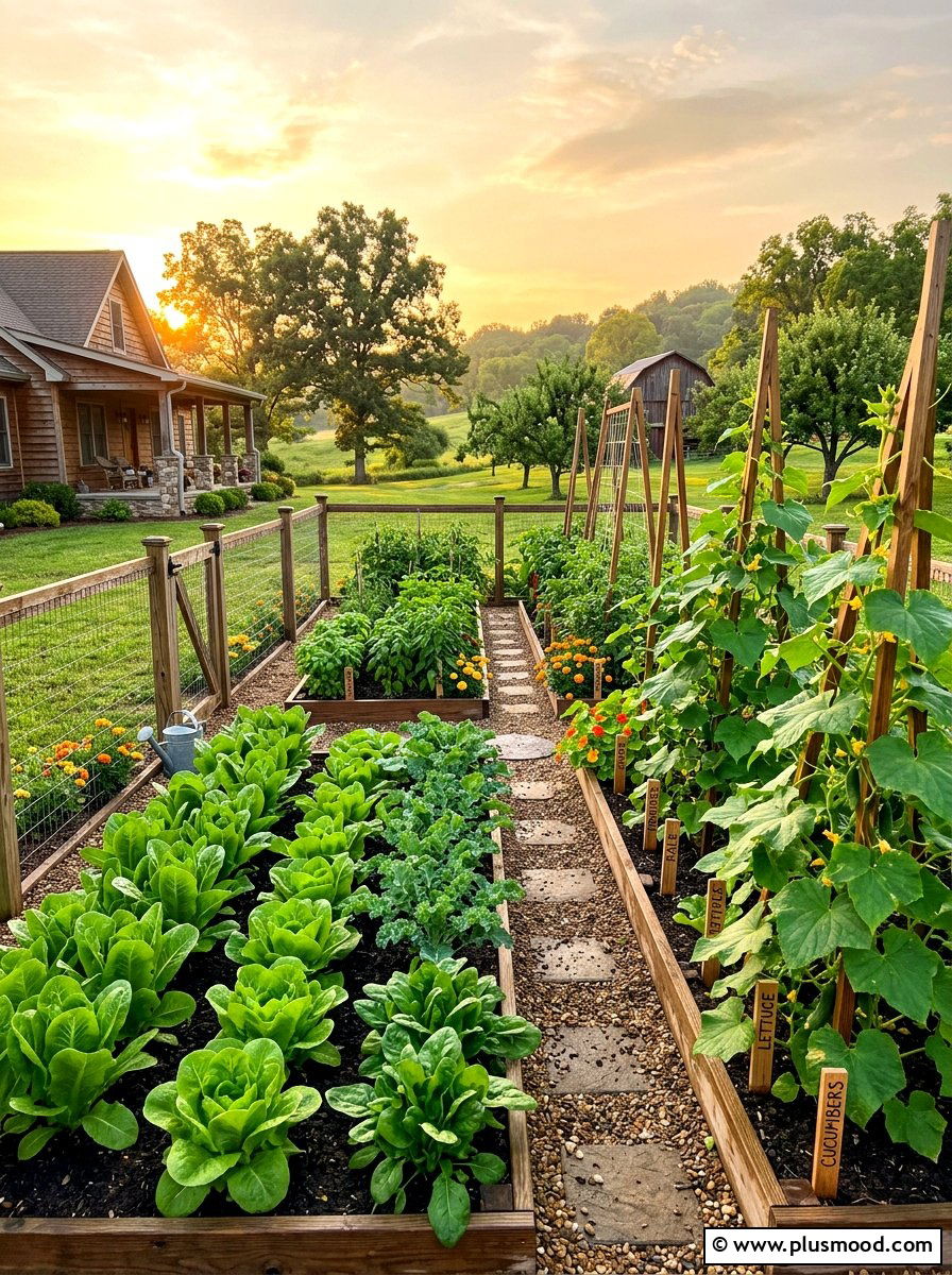 Home Vegetable Garden - 25 summer landscape refresh ideas