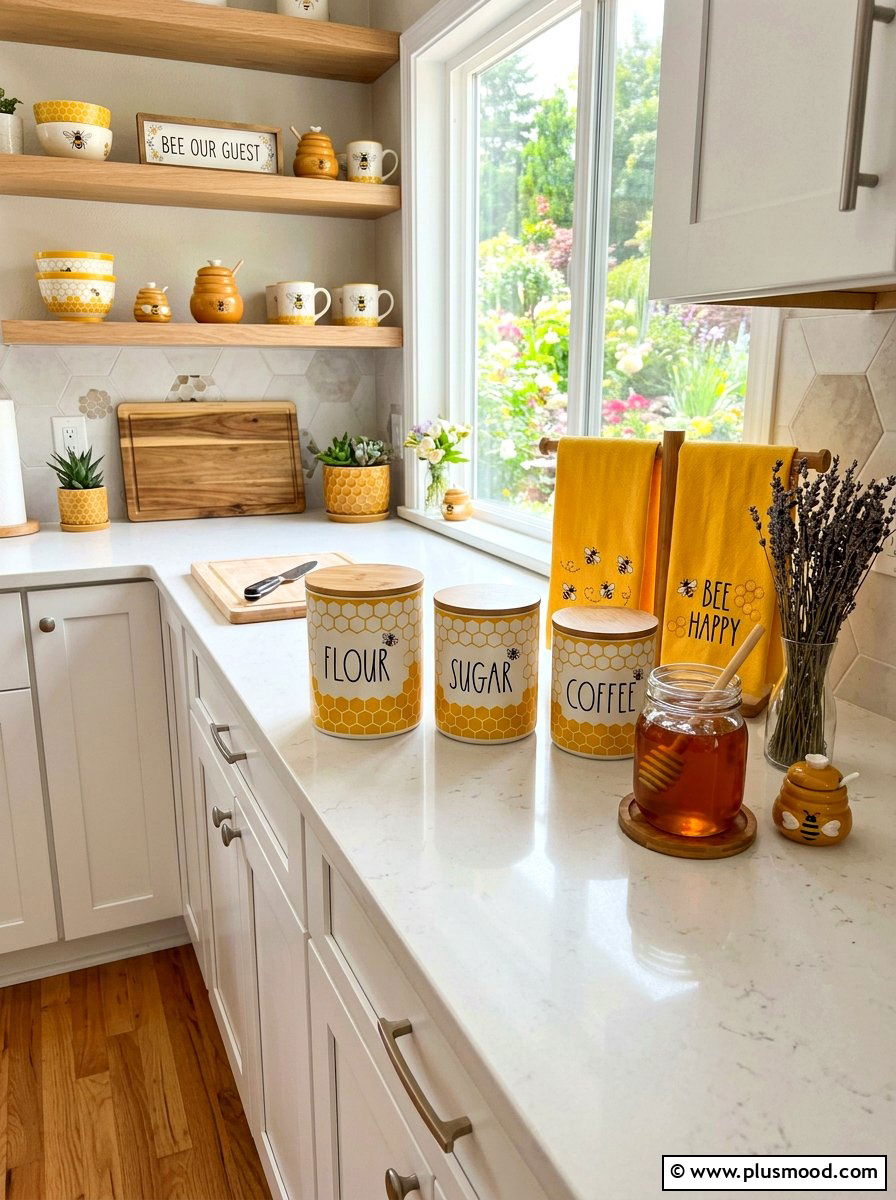 Honey bee kitchen decor - 25 summer kitchen decor ideas